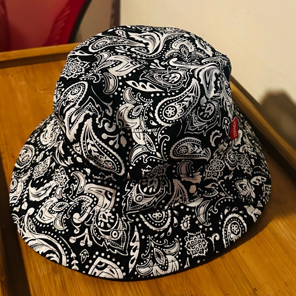 Mens Paisley Bucket Hat